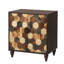 Armoire avec motif en nid d'abeille et 2 portes-129699036