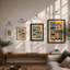 Stacked Kitchen Mid-Century - Framed Print-1480486515-1480486519