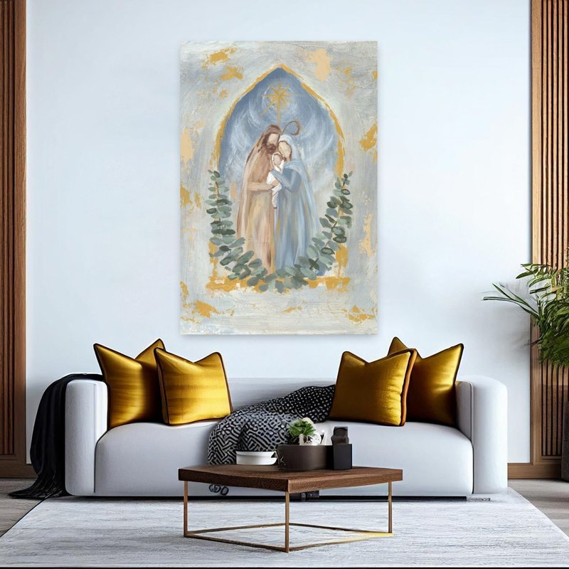 Sainte-Famille, paysage contemporain abstrait, art naturel, H 60 po x l 40 po