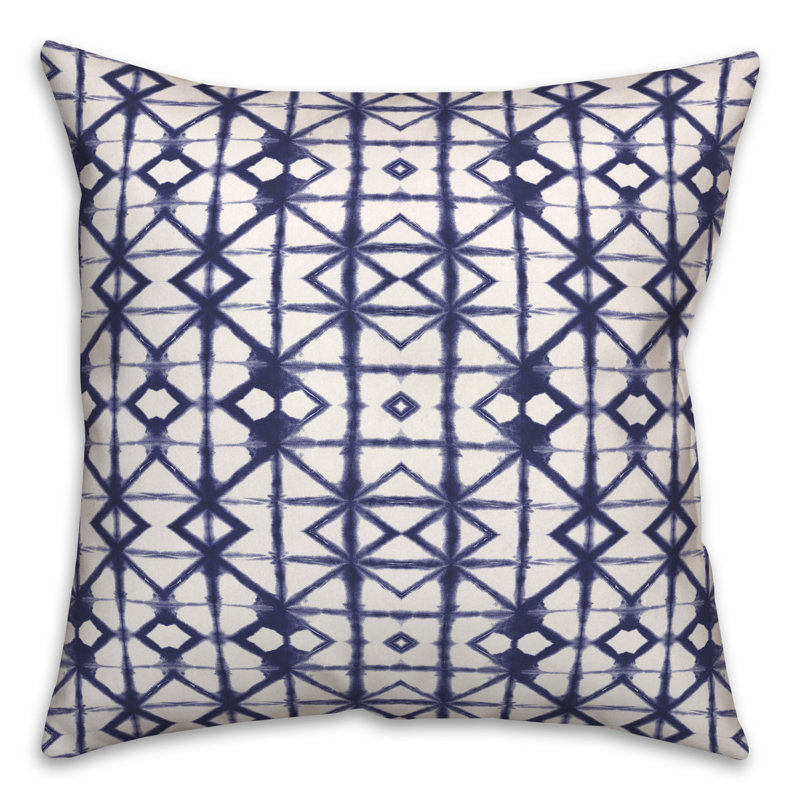 Housse et insert de coussin d'extérieur, 20 po x 20 po, Bleu, Carré