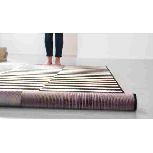 Hanse Home Panel Kurzflor Teppich - Streifen Design für Wohnzimmer