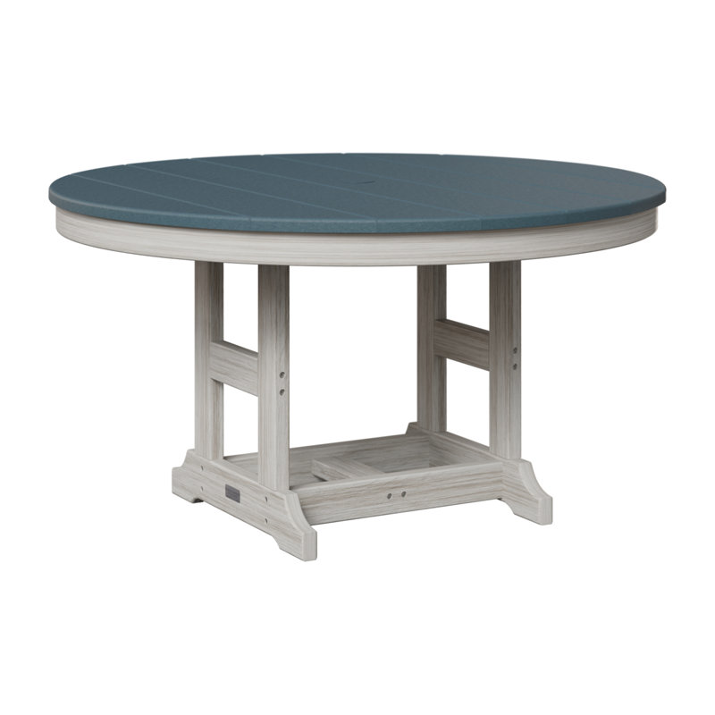 Table ronde 38 po pour enfants Berlin Gardens, Ardoise, Coquille de mer