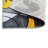Sioar Yellow and Gray Modern Abstract Pattern Area Rug-1268137301