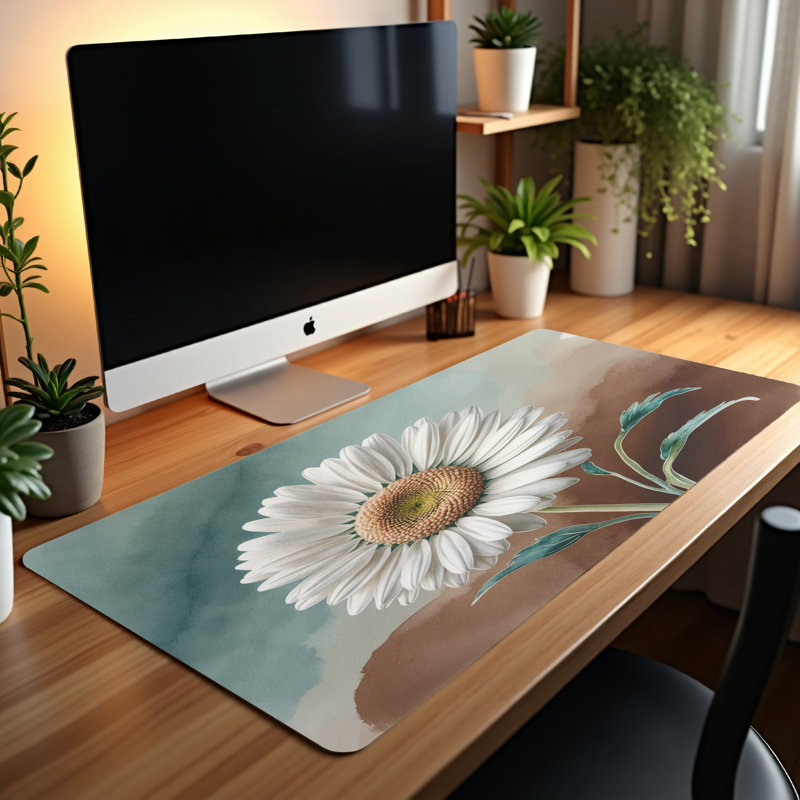Polyester Desk Pad, 14.4x12.1