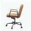 Chaise de bureau pivotante en rhum