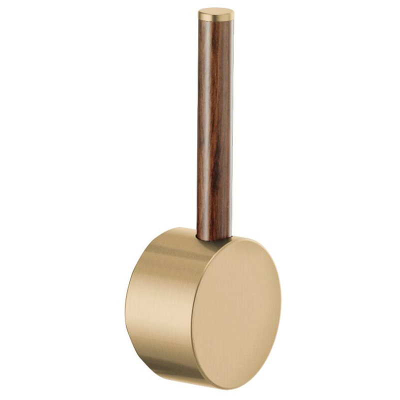 Odin® Smarttouch Semi-Professional Kitchen Faucet, Wood Lever Handle, Luxe Gold