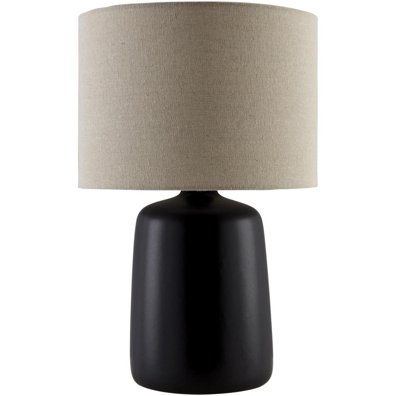 Pramit Accent Table Lamp, Black