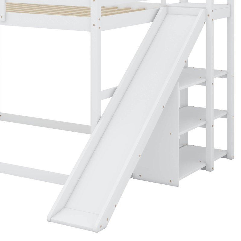 Jennamarie Kids Full Over Full Bunk Bed, White