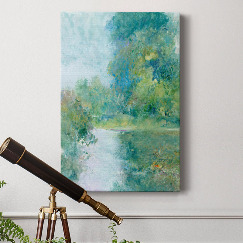 Tranquil Stream II - impression sur toile tendue, H 12 po x l 8 po x P 1 po