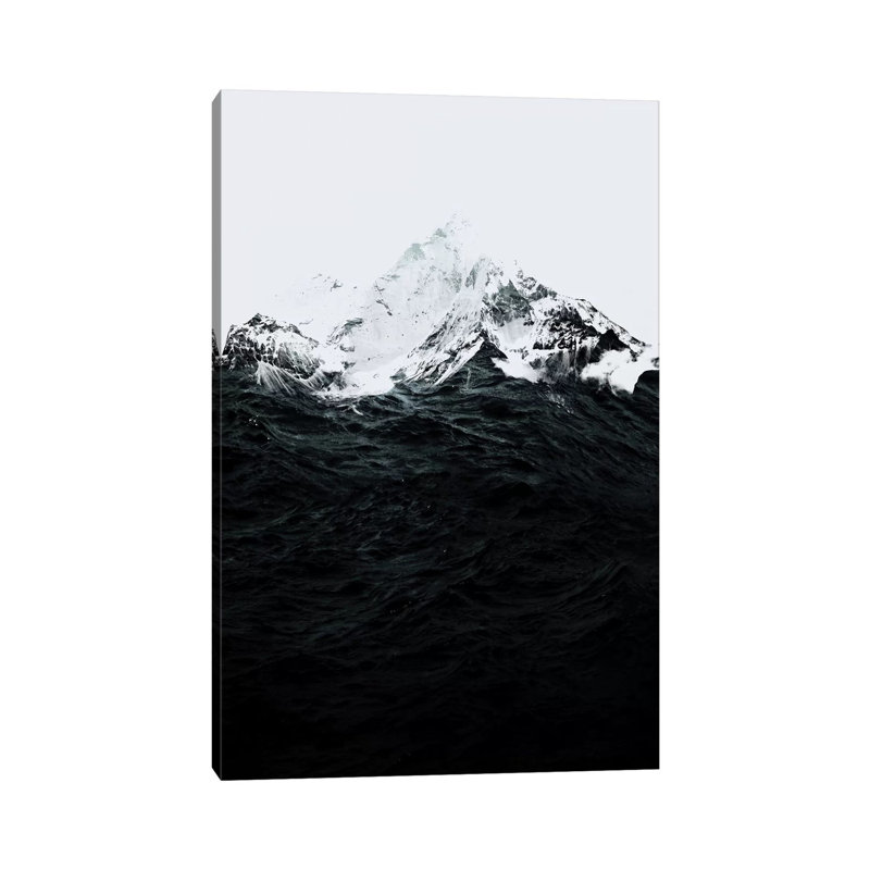 Those Waves Were Like Mountains by Robert Farkas - Wrapped Canvas Print, 30.48 cm H x 45.72 cm W