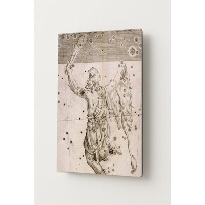 Orion, Plate 28 from Uranometria (1603) — Portrait Metal Wall Art