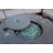 Areefa Round Wicker Propane Smokeless Fire Pit Table with Hidden Fuel Tank-1966301371