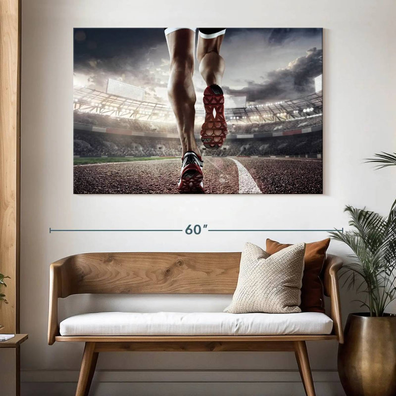 Sireci Running Athlete, 34" H x 51" W