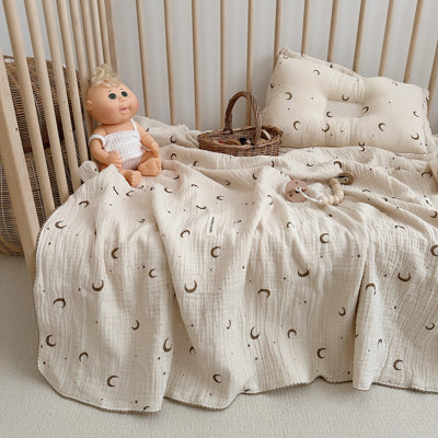 Cute Pattern Muslin Cotton Baby Blanket