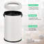 Poubelle à couvercle pivotant en acier inoxydable 17 gallons / 65 litres, poubelle ronde robuste avec couvercle pivotant, grande poubelle commerciale, idéale pour la cuisine, le restaurant, le bureau et l'argent-118730776