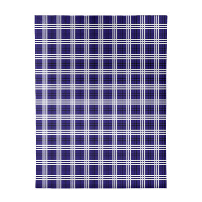 Tapis à carreaux mauve