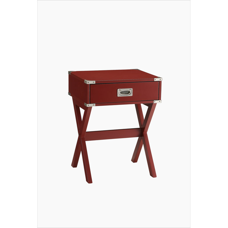 Table d'appoint Babs, Rouge