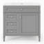 Ensemble de meuble-lavabo simple 36,00 avec comptoir Disheka-2097515411
