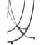 Cockrell Glass Top Cross Legs End Table