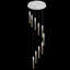 Luminaire suspendu en cristal 10 lumières Azria