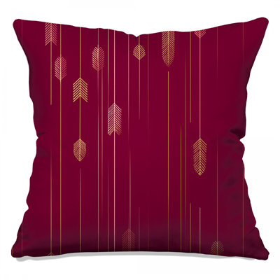Arrows Throw Pillow, Abstract Double Sided Pillows
