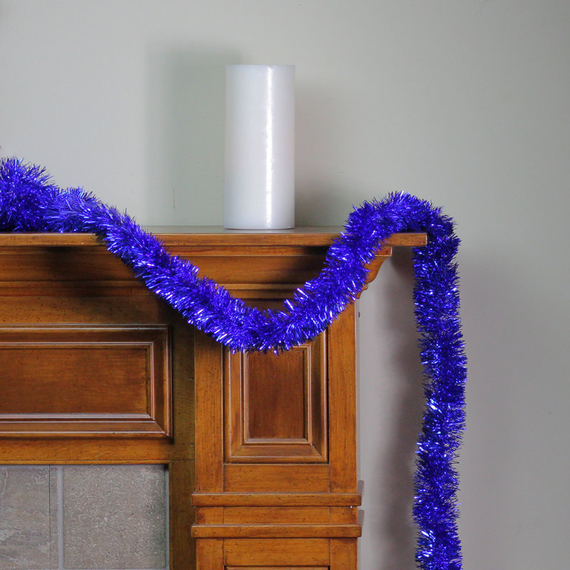 Guirlande 12 pi avec guirlande de Noël, Bleu