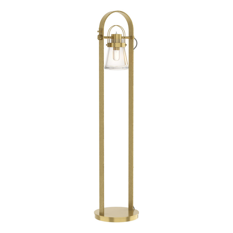 Erlenmeyer 51" Floor Lamp, Modern Brass
