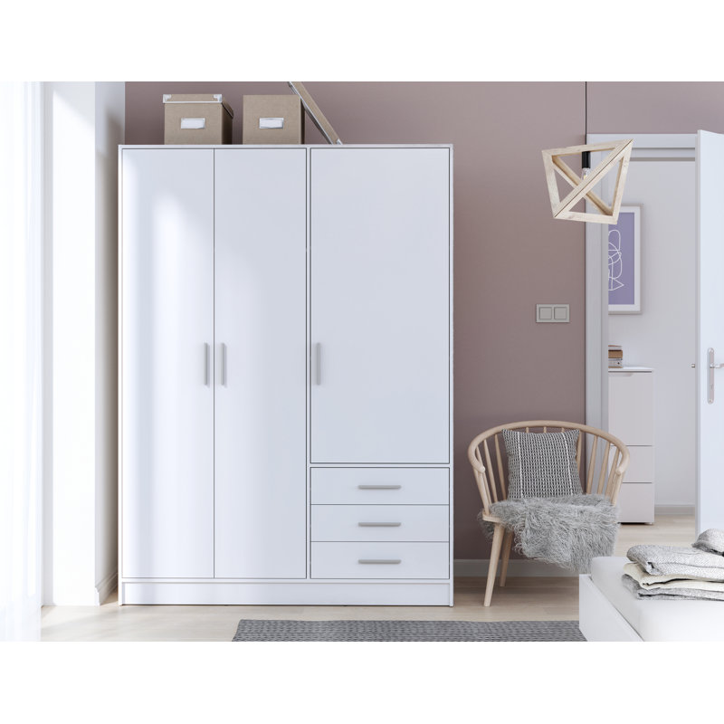 Armoire Shoaf, Blanc mat