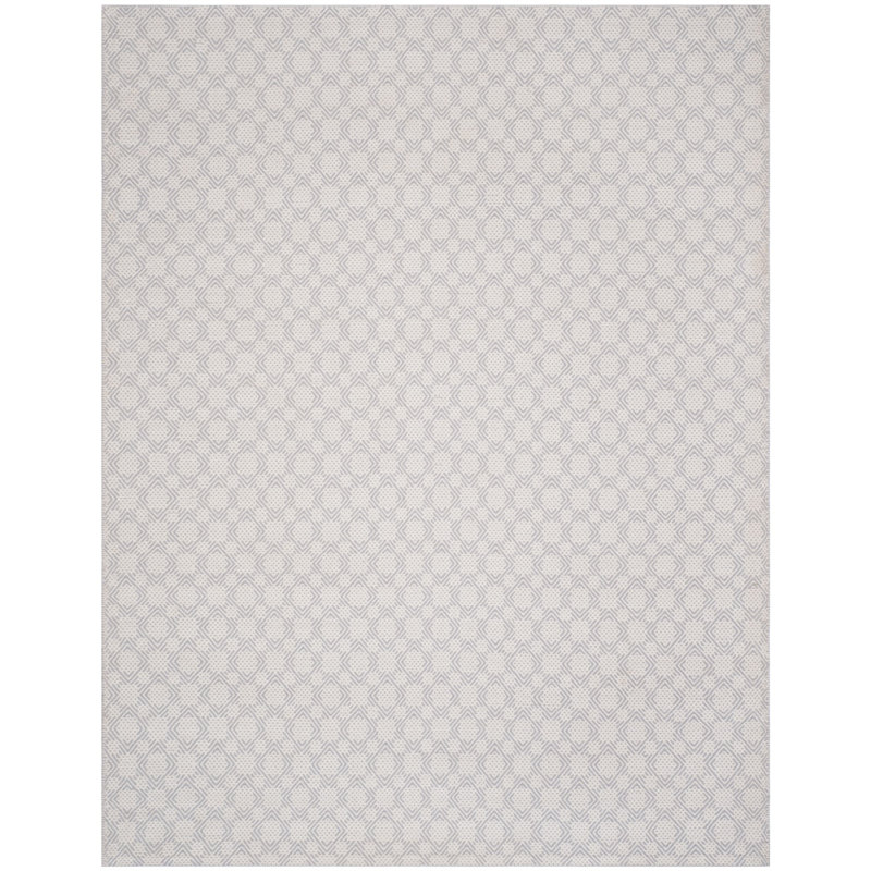 Luzerne Hand Woven Cotton Geometric Rug, Rectangle 8' x 10'