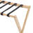 2 Pack Bamboo Luggage Racks With Nylon Straps-110874376