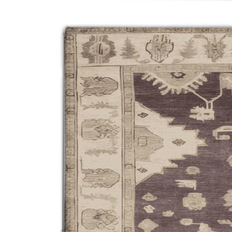 Tapis d'intérieur et d'extérieur surteint beige