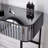 39" Mirrored Makeup Vanity Table With Stainless Steel Base, Mirrored Console Dressing Table With 2 Drawers,Versatile Desk For Bedroom And Office-1048733611