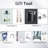6Ft X 5Ft Outdoor Metal Storage In White - Robust Galvanized Steel Build Weather Panels Transparent Plate For Bright Interior Sliding Doors & Padlock Simple Assembly Guide Shed Frame Protected-125090430