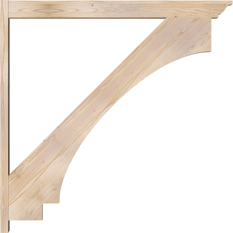 Persienne impériale traditionnelle, Sapin Douglas de 8 po (sciage brut), P 48 po x H 48 po