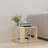 Manufactured Wood Floor Shelf Single Coffee Table with Storage-1310799236