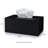 Rectangular Tissue Box Cover – Heavy Facial Tissue Box Cover With Modern Matte Black Finish – Matte Black Collection