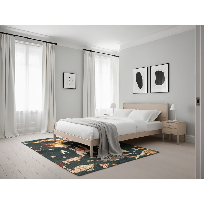Tapis abstrait moderne 4265, Rectangle 5 pi x 7 pi