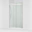 Pleat Frameless Sliding Shower Door, 79-1/16 In. H X 44-5/8 - 47-5/8 In. W, With 5/16 In. Thick Crystal Clear Glass-842363708