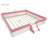 King Size Upholstered Daybed Frame with Fence, Stairs, and Trundle for Extra Sleeping Space and Smart Storage.-1835696307