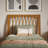 Omariah Solid Wood Traditional Slat Sleigh Headboard-306556703-299212818