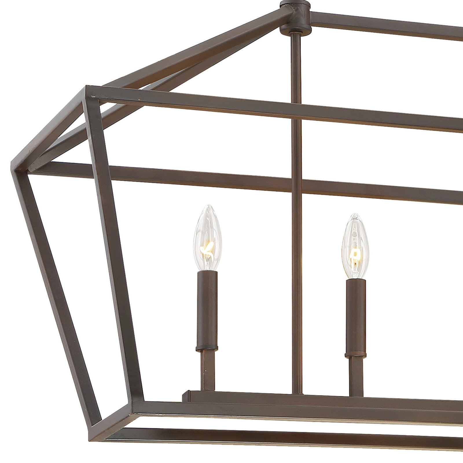 Glenhaven 5 Light Dimmable Pendant, Rubbed Bronze
