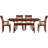 Sarah Solid Wood Top Four Leg Dining Set-16849102-16849112