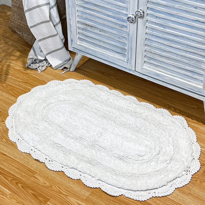 Casanova Non-Slip, White, 40" L x 24" W