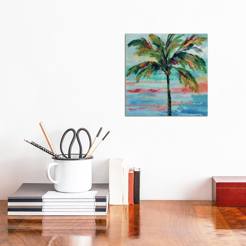 California Palm II by Silvia Vassileva - Wrapped Canvas Gallery-Wrapped Canvas Giclée, Wrapped Canvas