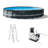 Intex Round Frame Set Pool 48 H x 240 W x 240 L , with Pump Included