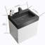 Ensemble de meuble-lavabo mural simple 24 avec plateau Makenzey-80371955