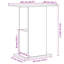  Aquarium Stand Black Oak 60.5x36x72.5 cm Engineered Wood-1450324426