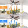 Nicotra 52" Smart Ceiling Fan with LED Lights APP/Remote with Alexa and Google Assistant
