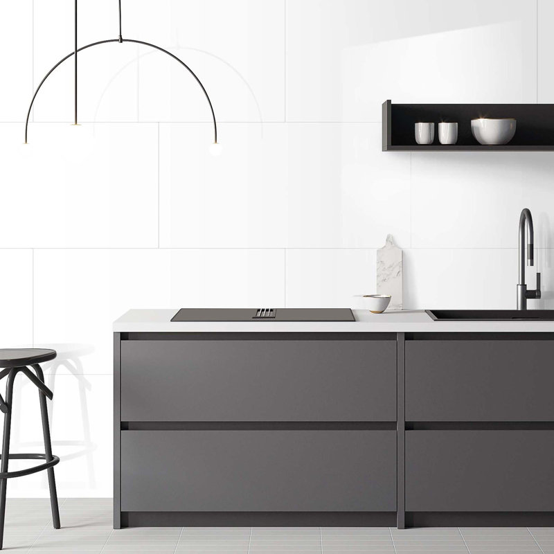 Magnum Super White  24" x 48" Polished Porcelain Tile