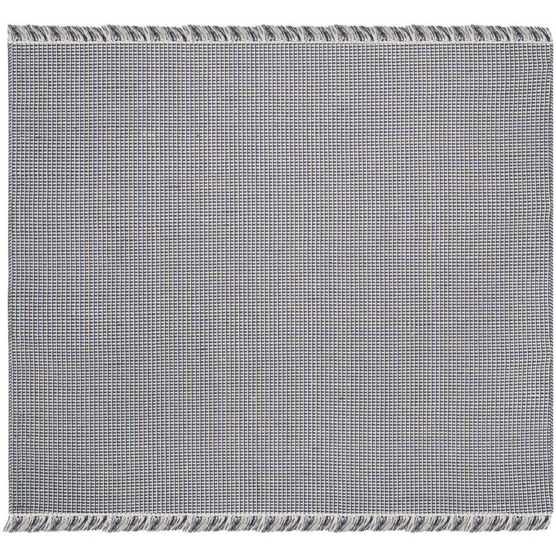Bester Hand Woven Cotton Solid Color Rug, Square 6'
